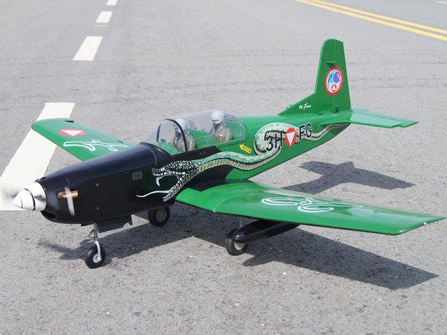 Actual product image Pichler Pilatus PC7 Austria 1540 mm ARF (Aerobatics)