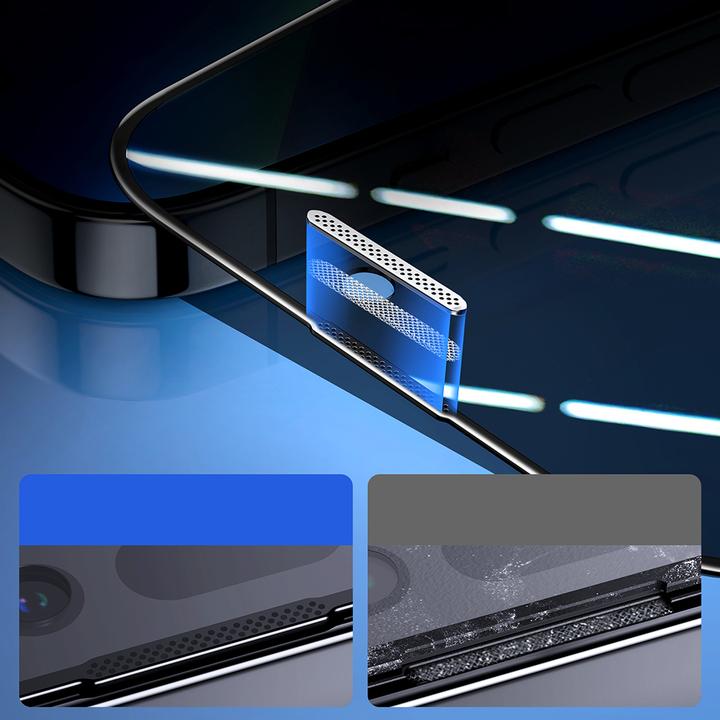 Actual product image Joyroom Full screen tempered glass, privatizing JR-P03 for Apple iPhone 14 Plus 6.7 " (1 Piece, Apple iPhone 14 Plus)