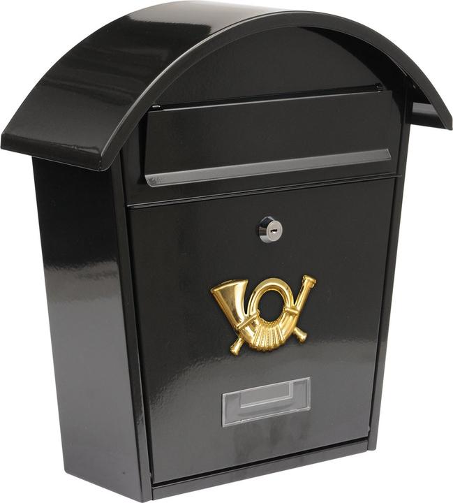 Toya VOREL Mailbox 380 x 320 x 105mm Black