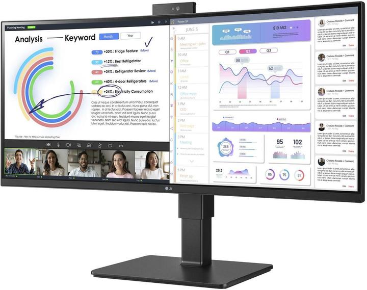 Actual product image LG UltraWide 34BQ77QC-B (3440 x 1440 pixels, 34")
