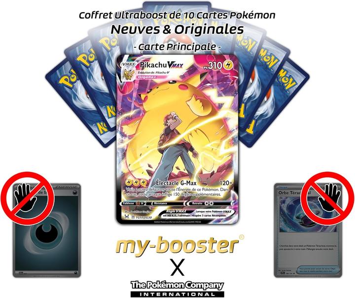 Actual product image Pokémon Pikachu VMAX Alternative Shiny Gallery (French, Booster Pack)