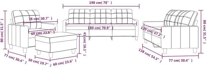 Produktbild vidaXL Romaine (4-Sitzer)