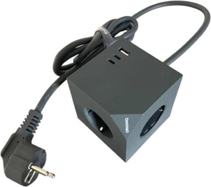 Actual product image MicroConnect Power Cube, 3 Schuko outlets (3x, CEE 7/3)