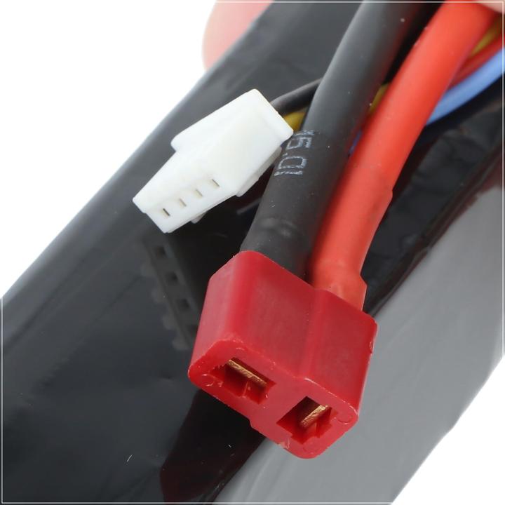 Actual product image AccuCell Li-polymer battery 2400mAh 11.1 Volt for model making 11.1V 2s1P (11.10 V, 2400 mAh)