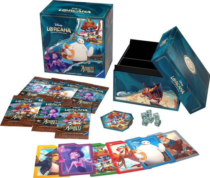 Produktbild Disney Lorcana: Azurblaues Meer - Schatzkiste der Luminari -D- (Deutsch, Box Set & Collection)