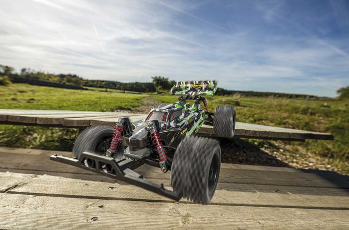 Actual product image Carson 1:10 FE Speed Warrior 2.4G 100% RTR green (RTR Ready-to-Run)