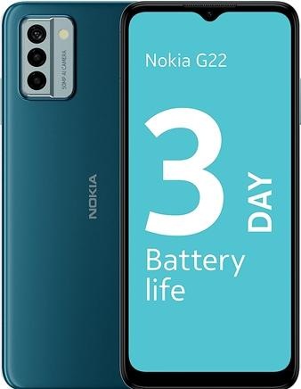 Produktbild Nokia G22 Dual SIM TA-1528 4/64 EURO2 Mėlyna (64 GB, Blau, 6.50", Dual SIM, 54 Mpx, 4G)