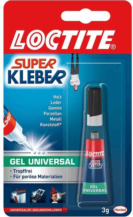 Image du produit Henkel Gel adhésif universel, produit unique, 3g (14 g)