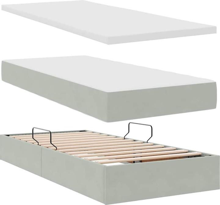 Image du produit vidaXL Modernes Bett (90 x 190 cm)