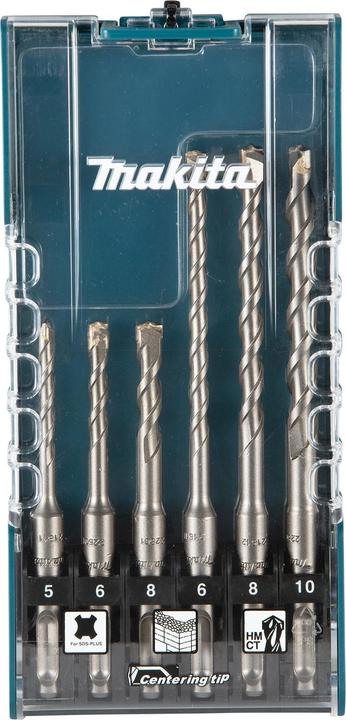 Productafbeelding Makita SDS+ set metselboren 6 stuks. (5, 6, 8 mm en 10 mm)