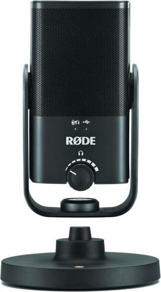 Rode NT-USB MINI USB microphone with Audiofly earphones, Carrying bag, USB cable, USB-C to USB-A cable
