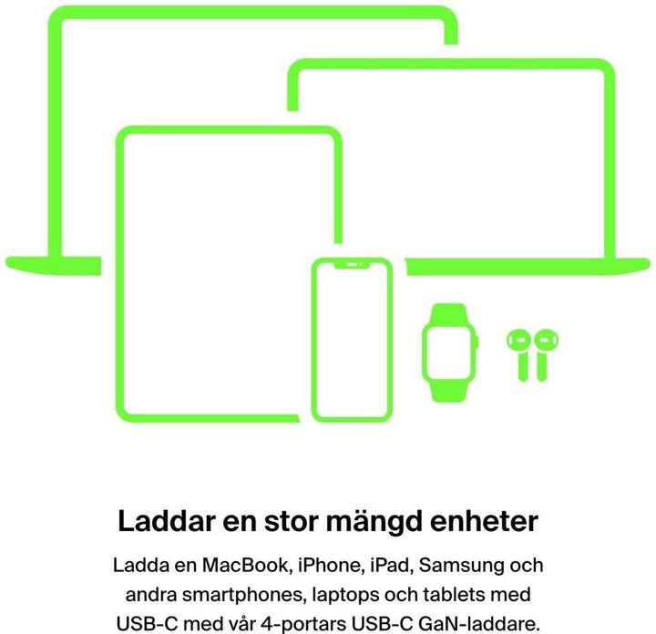 Actual product image Belkin Boost Charge Pro 4-Port GaN Charger (108 W)