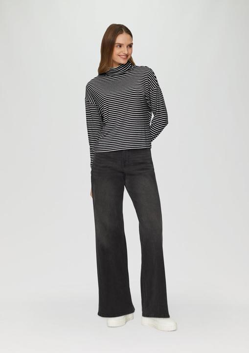 Produktbild S.Oliver T-Shirt Gestreiftes Langarmshirt im Relaxed Fit (36)