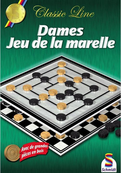 Produktbild Schmidt Spiele Jeu de Dames Marelle Classic Line (Französisch, 2 Spieler)