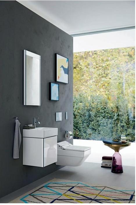 Produktbild Duravit Handwaschbecken DURASQUARE o ÜL m HLB 450x350mm 1 Hahnloch weiss (350 mm, 450 mm)