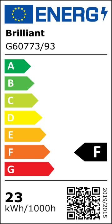 Energie-Label Brilliant Metropolis LED 5W PE 5-RO easydim Pendelleuchte, 5-flammig (2300 lm)