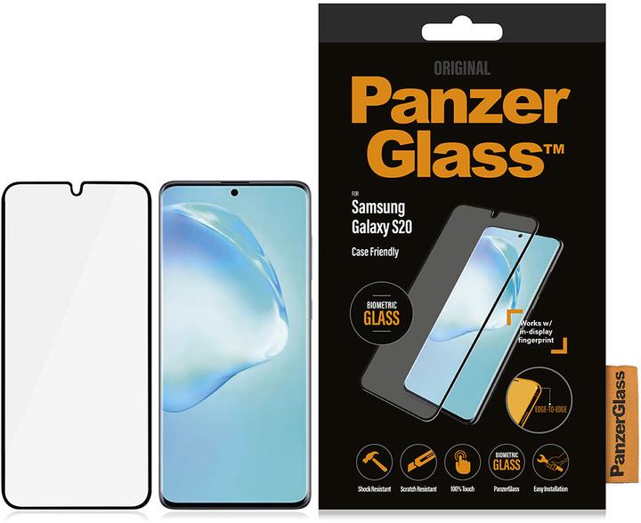 PanzerGlass Case Friendly Biometric (1 Stück, Samsung Galaxy S20+, Samsung Galaxy S20 5G)