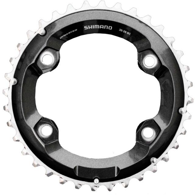Actual product image Shimano Deore XT FC-M8000 chainring 2-speed (34)