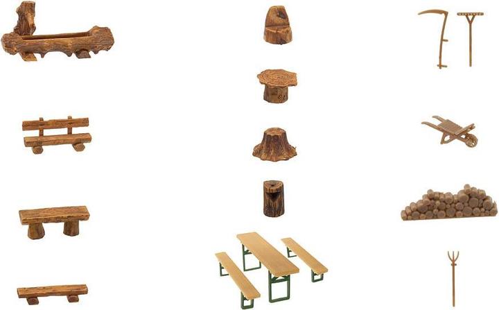 Actual product image Faller 130329 H0 High mountain hut Mos