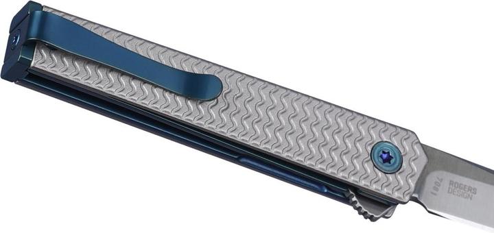 Actual product image CRKT CEO Microflipper - Silver (6.00 cm)