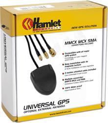 Actual product image Hamlet Universal gps antenna for anti-theft and satellite receivers (GPS)