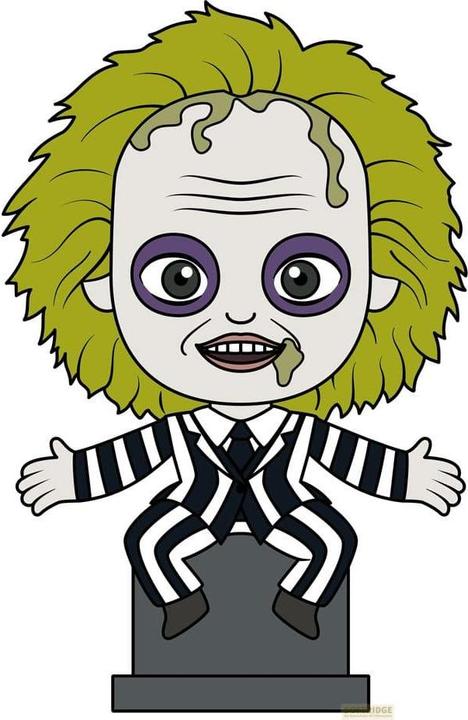Actual product image Monogram Int. Beetlejuice Relief Magnet Beetlejuice on Tombstone (1 x)