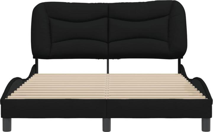 Actual product image vidaXL Bed frame with fabric headboard (140 x 200)