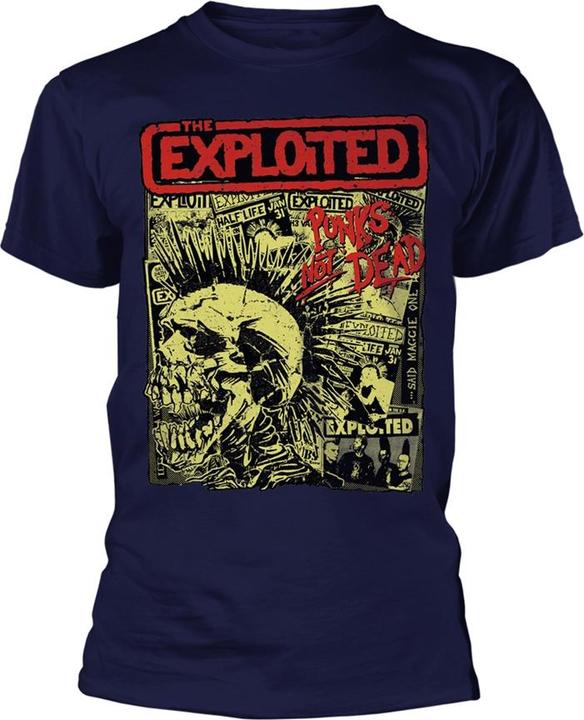 Actual product image The Exploited Punks Not Dead TS (S)