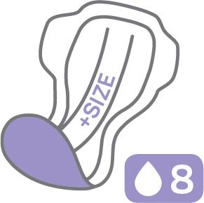 Image du produit MoliCare Form +SIZE Protections anatomiques (20 x, L)