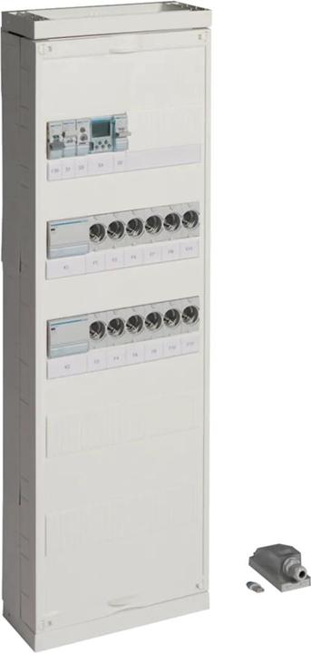 Actual product image Hager HAG ZAD515BP0 Bay, universalZ, 1 distribution panel 5-row, 12xD02-control panel
