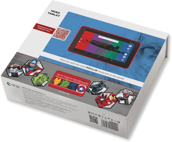 Image du produit Estar Tablette HERO Avengers 7 16 Go (WLAN uniquement, 7", 16 Go, Blanc, Bleu, Noir, Rouge)