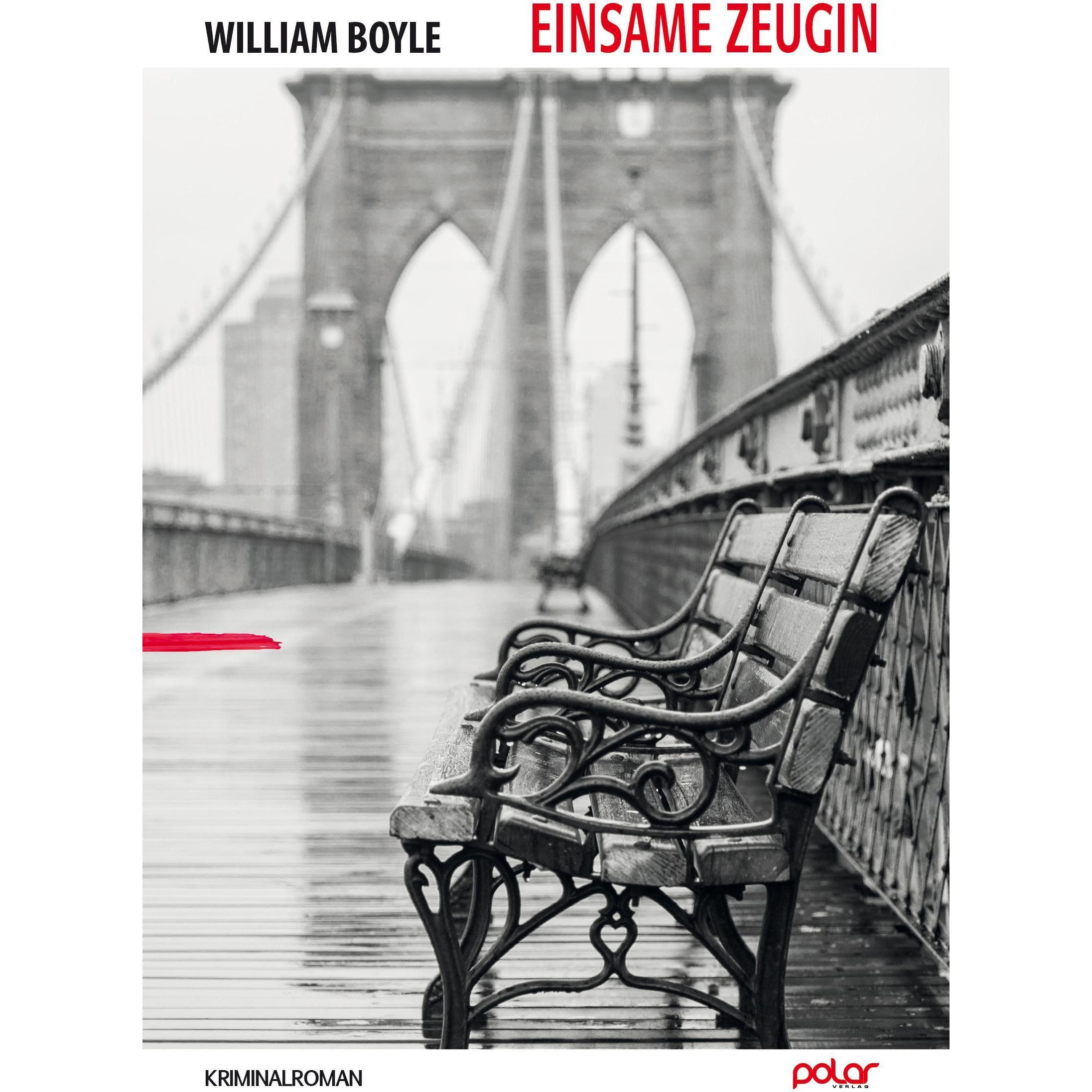 Einsame Zeugin, Belletristik von William Boyle