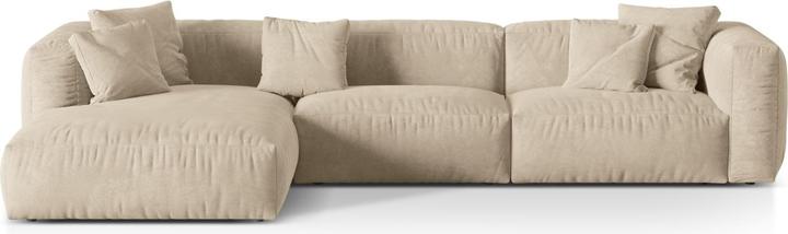 Actual product image Micadoni Modular Left Corner Sofa, "Martina", 3 Seats, 332x176x75 Made in Europe (Corner sofa)