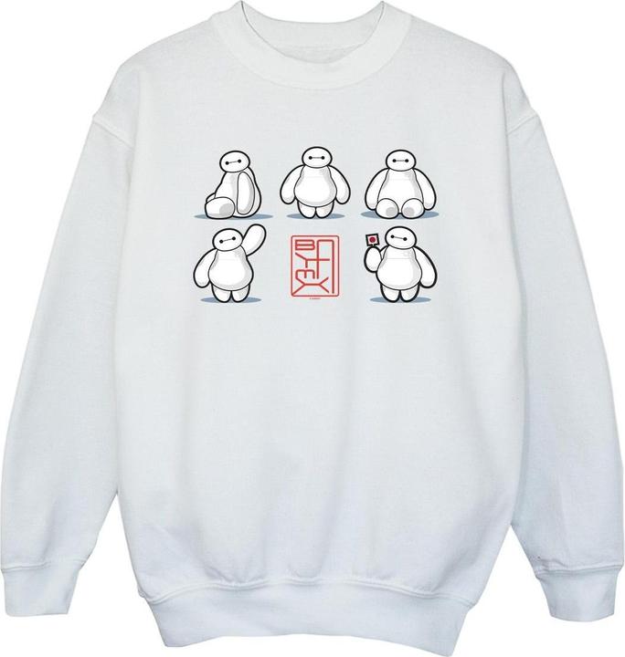 Immagine prodotto Disney Big Hero 6 Baymax Many Poses Felpa Ragazze (140, 146)