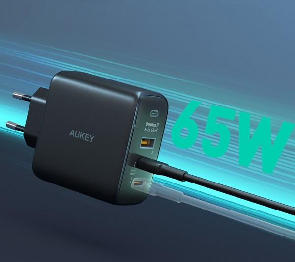 Produktbild Aukey OmniaMix II (65 W, 3 Ports)