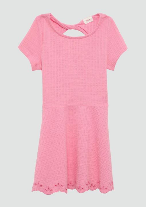 Image du produit S.Oliver Kleid Strukturiertes Baumwollkleid mit Cut Out und Lochstickerei (128)