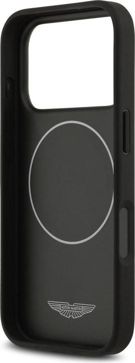 Actual product image Aston Martin Case HC Kevlar Counter Design MagSafe for iPhone 17 Pro black (Apple iPhone 17 Pro)