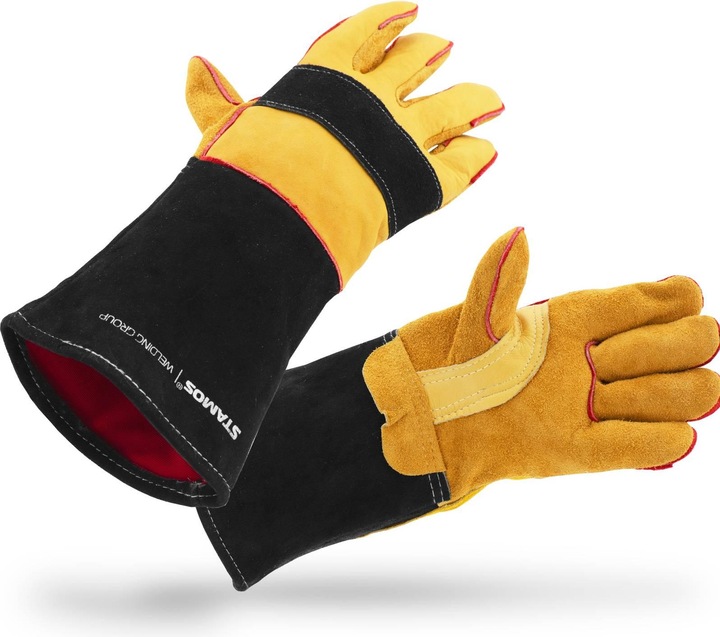 Stamos Schweisserhandschuhe Schweisshandschuhe Hitzeschutzhandschuh Gr. XXL (XXL)