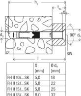 Image du produit Fischer Ancrage haute performance FH II 12/15 SK (25 pcs)