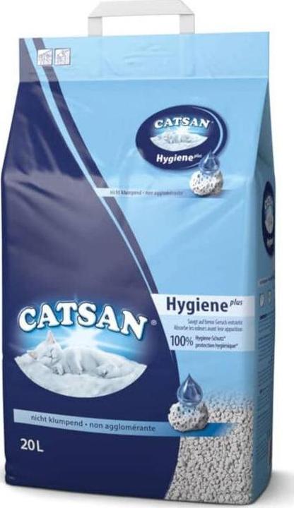 Actual product image Catsan Hygiene Plus (Biodegradable, Neutralizing, Non-clumping, 4.82 kg)
