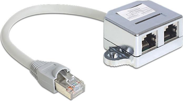 Actual product image Delock RJ45 connection doubler (Cable Accessories)