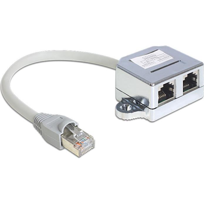 Delock RJ45 Anschlussverdoppler (Kabel Zubehör) (65441)