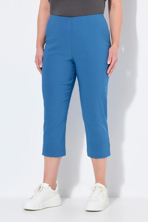 Immagine prodotto Ulla Popken Pantaloni di bengalina elasticizzata, lunghi fino al polpaccio, con cintura elastica (58)
