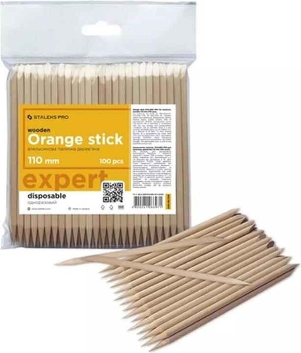 Produktbild Staleks Pro Wooden Manicure Sticks 110Mm 100Pcs.