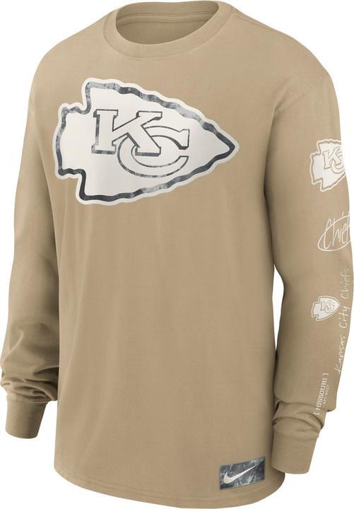 Actual product image Nike Kansas City Chiefs Long Sleeve Max 90 T-Shirt 2XL (XXL)