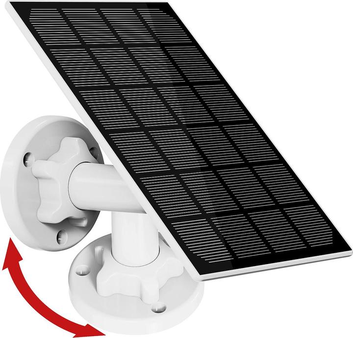 Image du produit Revolt Panneau solaire universel pour caméras IP rechargeables, 3W, IP65, lot de 4 (3 W, 0.22 kg)