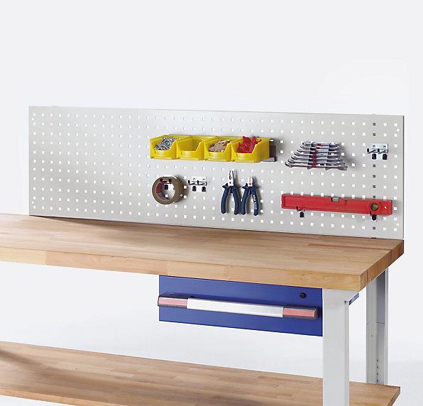 Actual product image kaiserkraft Perforated wall for workbench