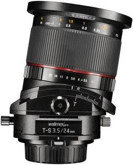 Walimex pro pro 24/3.5 T-S DSLR Nikon F (Nikon F, APS-C / DX, Full-frame)