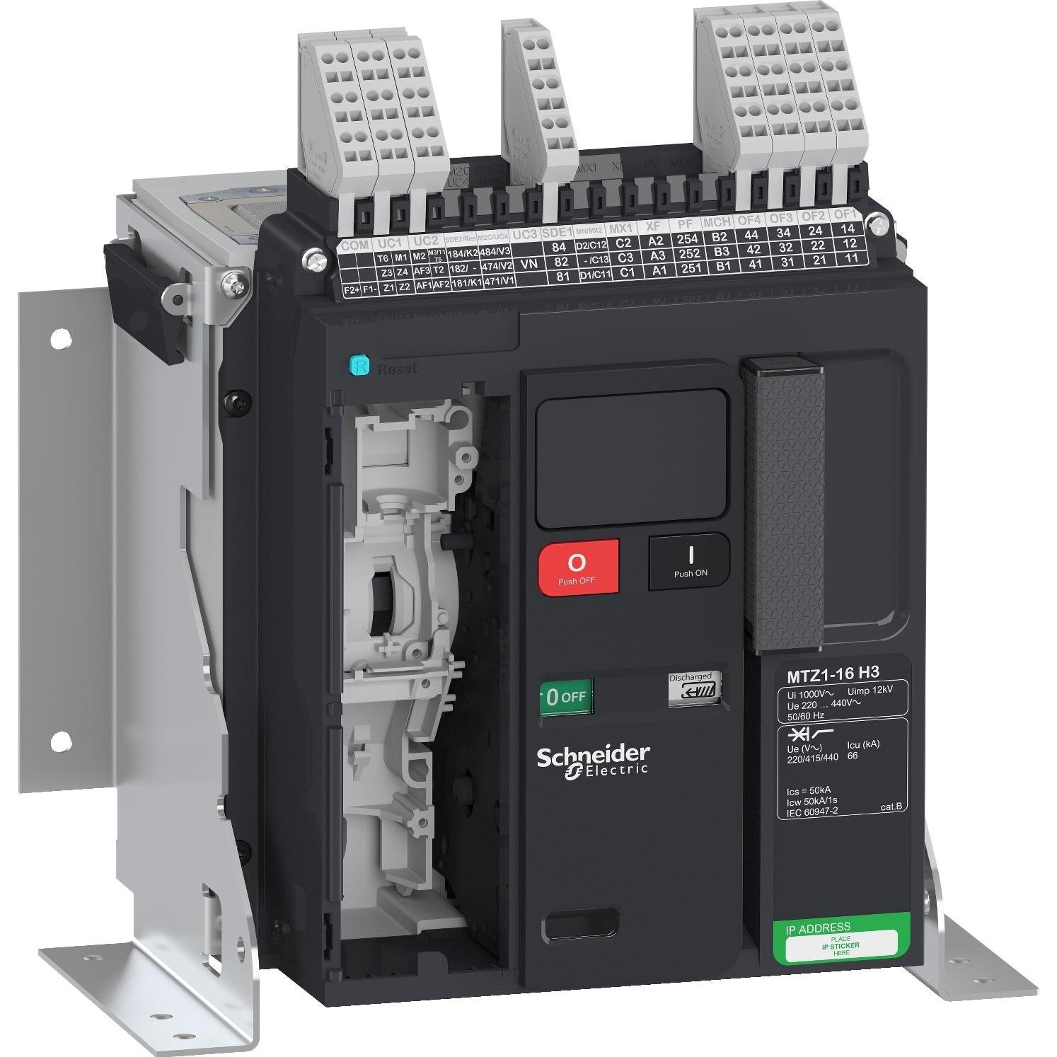 Schneider Electric, Schutzschalter, Leistungsschalter 1600A 3p IP00 Einb LV846440