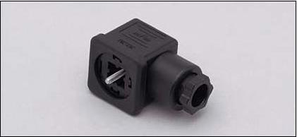 Produktbild IFM Ventilstecker Bauform A E10058 abgewinkelt 1/2 4-pol
